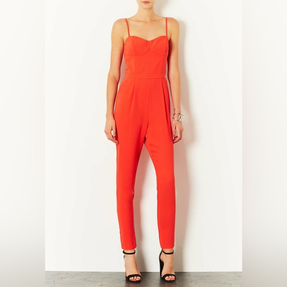 Topshop Spaghetti Strap Jumpsuit